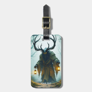 Etiqueta Para Maletas Fantástico Cute Colosal Behemoth Sombrío