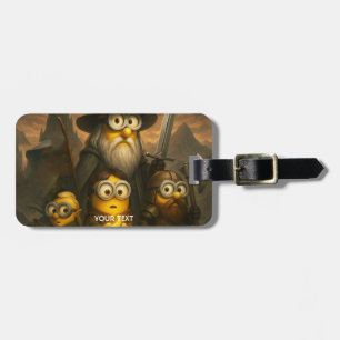 Etiqueta Para Maletas Fantasy Cute bananas valientes Fiesta