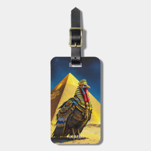 Etiqueta Para Maletas Fantasy Cute Desert Pharaoh Turquía