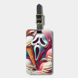 Etiqueta Para Maletas Fantasy Cute Mask Helado de hielo