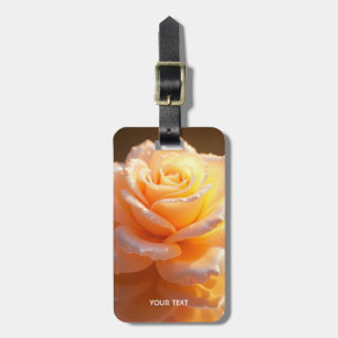 Etiqueta Para Maletas Fantasy Cute Peach Pequeño Rosa