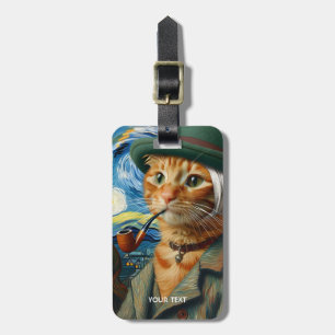 Etiqueta Para Maletas Fantasy Cute Van Gogh Gorra