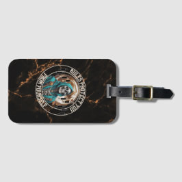 Etiqueta Para Maletas Fantasy Design marble | Grim Reaper | Motivation