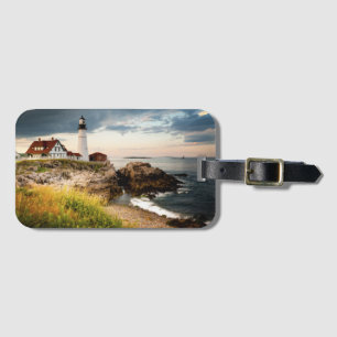Etiqueta Para Maletas Faro de Portland Head  Cabo Elizabeth, yo