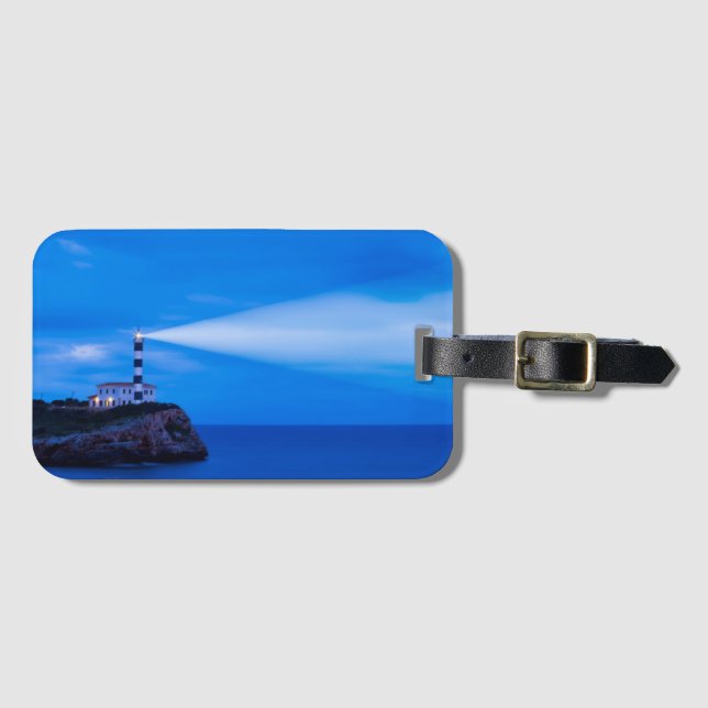 Etiqueta Para Maletas Faro de Portocolom (Anverso horizontal)