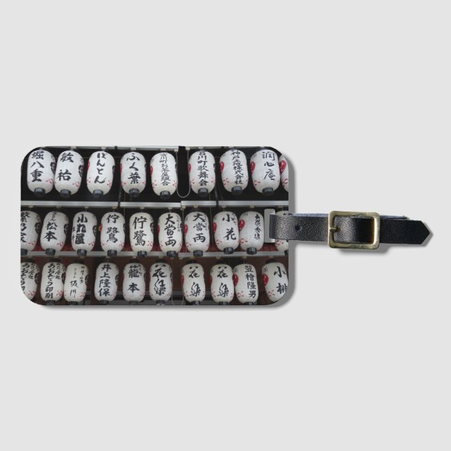 Etiqueta Para Maletas Faros de Japón (Anverso horizontal)