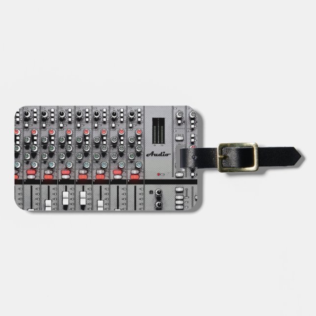 Etiqueta Para Maletas Favorable mezclador audio (Frente Horizontal)