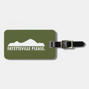 Etiqueta Para Maletas Fayetteville Arkansas Por Favor