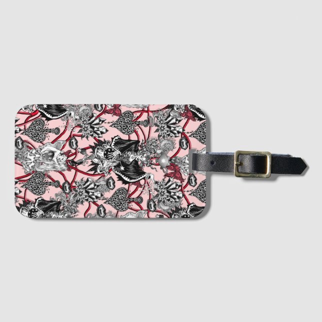 Etiqueta Para Maletas Fe y brujas (Anverso horizontal)