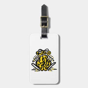 Etiqueta Para Maletas Felices viajes - Corroboree FROG - Vida silvestre