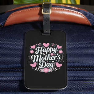 Etiqueta Para Maletas Feliz día de la madre, linda abuela de la mamá flo