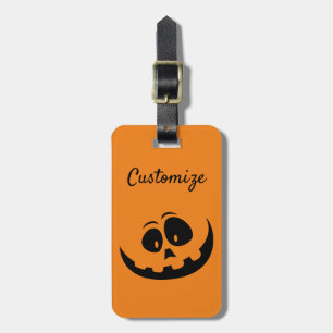 Etiqueta Para Maletas Feliz Jack O'lantern Thunder_Cove