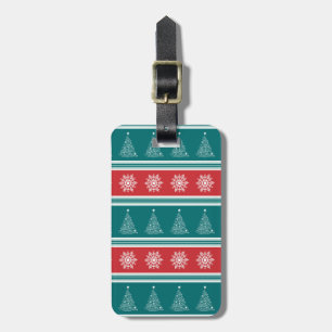 Etiqueta Para Maletas Feliz Navidad