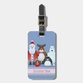 Etiqueta Para Maletas Feliz Navidad