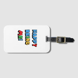 Etiqueta Para Maletas Feliz ser yo