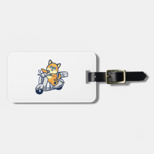 Etiqueta Para Maletas Feliz Shiba Inu