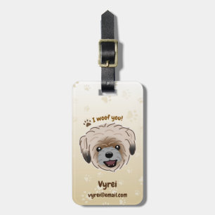 Etiqueta Para Maletas Feliz Shih Tzu Dog Lover I Wowty Paws