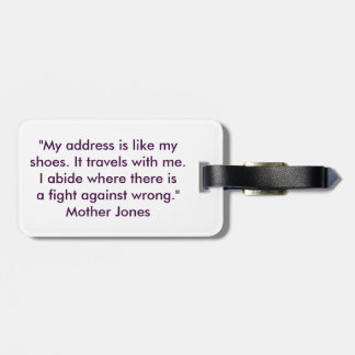 Etiqueta Para Maletas Feminista viajará