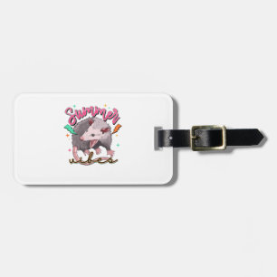 Etiqueta Para Maletas Feral Chica Summer Funny Opossum
