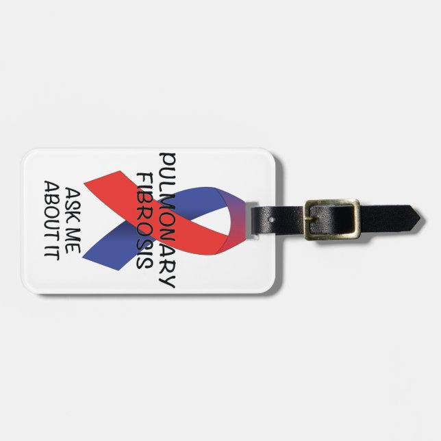 Etiqueta Para Maletas Fibrosis pulmonar (Frente Horizontal)