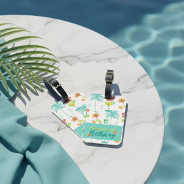 Etiqueta Para Maletas Fiesta de Despedida de Soltera con Velo de Margari