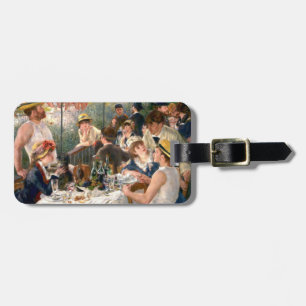 Etiqueta Para Maletas Fiesta de Renoir French Luncheon Boating