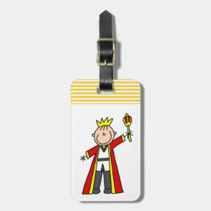 Etiqueta Para Maletas Figura rey del palillo