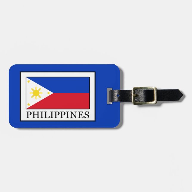 Etiqueta Para Maletas Filipinas (Frente Horizontal)