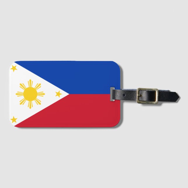 Etiqueta Para Maletas Filipinas (Anverso horizontal)