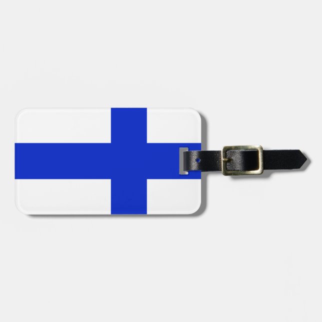 Etiqueta Para Maletas Finlandia (Frente Horizontal)