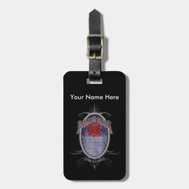 Etiqueta Para Maletas Firemans Prayer_ (Frente Vertical)