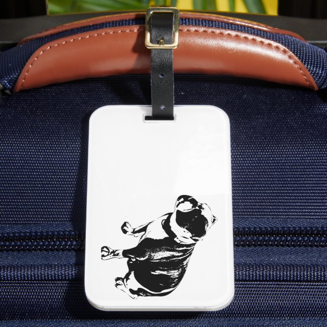 Etiqueta Para Maletas Firme en Movimiento (Anverso In situ 2)