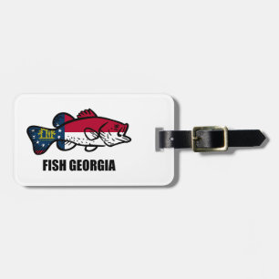 Etiqueta Para Maletas Fish Georgia
