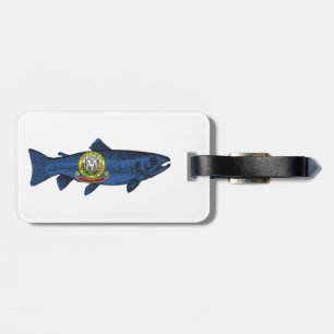 Etiqueta Para Maletas Fish Idaho Trout