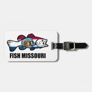 Etiqueta Para Maletas Fish Missouri
