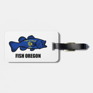 Etiqueta Para Maletas Fish Oregon