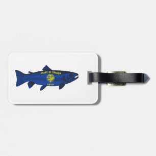 Etiqueta Para Maletas Fish Oregon Trout
