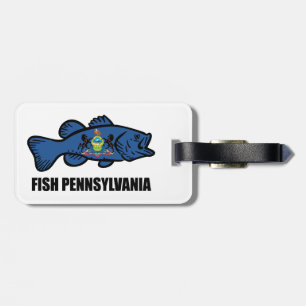 Etiqueta Para Maletas Fish Pennsylvania Bass