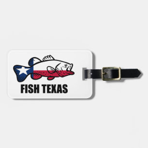Etiqueta Para Maletas Fish Texas