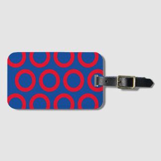 Etiqueta Para Maletas Fishman Donut Phish Design Luggage Tag 