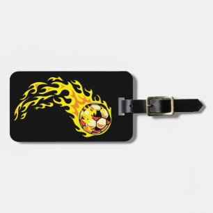 Etiqueta Para Maletas Flamin' Soccer Ball