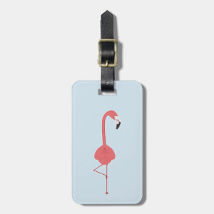 ETIQUETA PARA MALETAS FLAMINGO YOGA