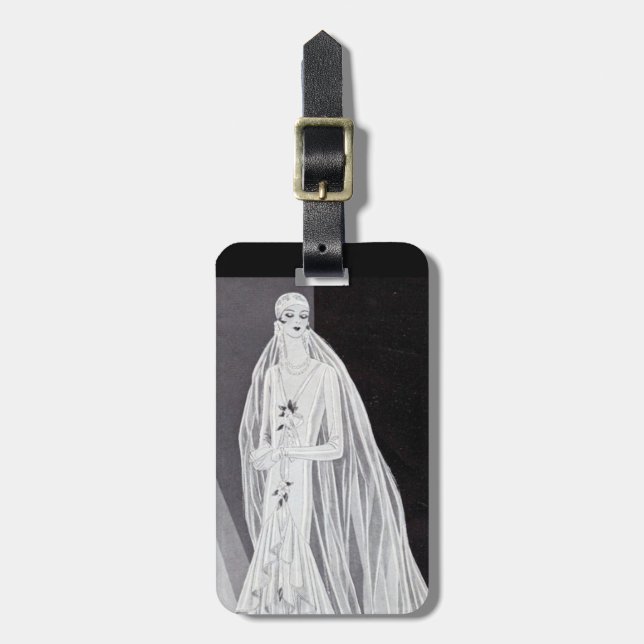Etiqueta Para Maletas Flapper Bride (Frente Vertical)