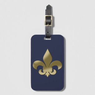 Etiqueta Para Maletas Fleur de Lis