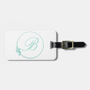Etiqueta Para Maletas Fleur-de-Lis Circle