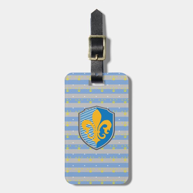 Etiqueta Para Maletas fleur-de-lys (Frente Vertical)