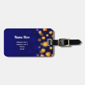 Etiqueta Para Maletas Floating Lantern Family Vacation Luggage Tag