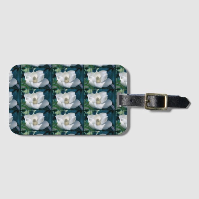 Etiqueta Para Maletas flor (Anverso horizontal)