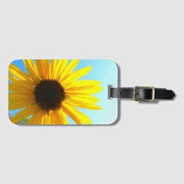 Etiqueta Para Maletas Flor amarilla