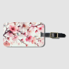 Etiqueta Para Maletas Flor de Cerezo